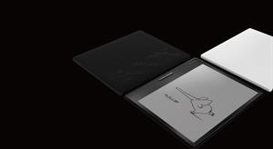 eBookReader Onyx BOOX Leaf 2 sort og hvid med knapper